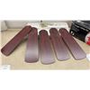 Image 2 : 42” New Hugger Ceiling Fan with 5 Reversible Blades, Light Kit, and Hardware