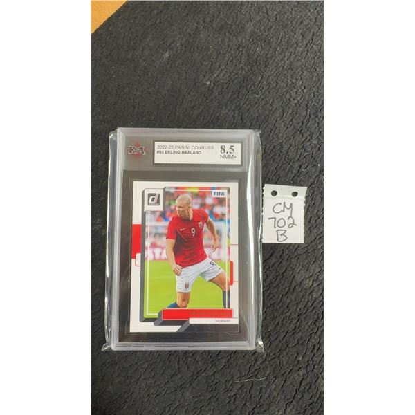 Graded Erling Haaland Norway Soccer Card