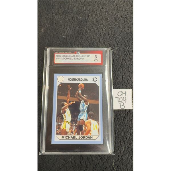 Graded Michael Jordan North Carolina Basketball Card
