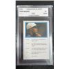 Image 2 : Graded Tiger Woods Golf Card