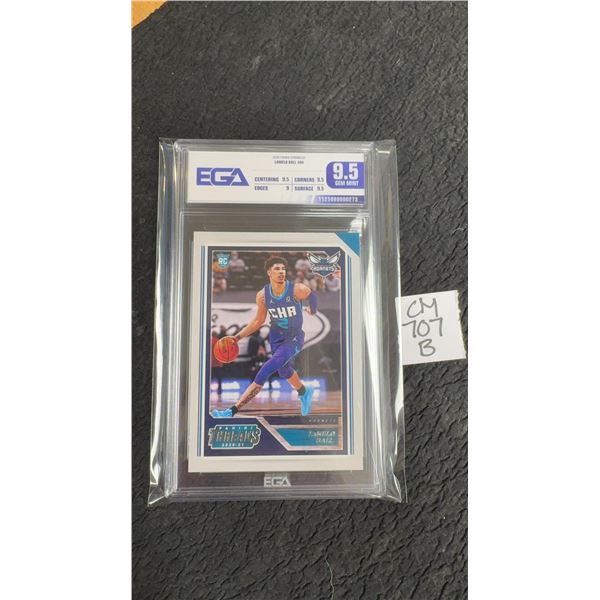 Graded Lamelo Ball Rookie Basketball Card