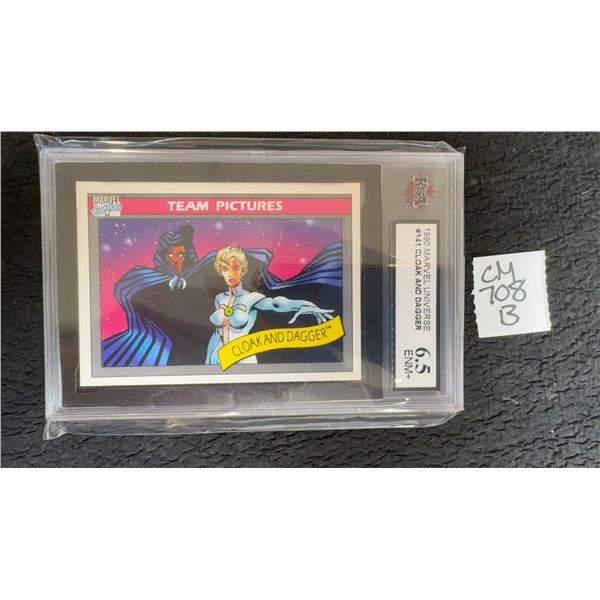 Graded Marvel Universe Cloak and Dagger Card