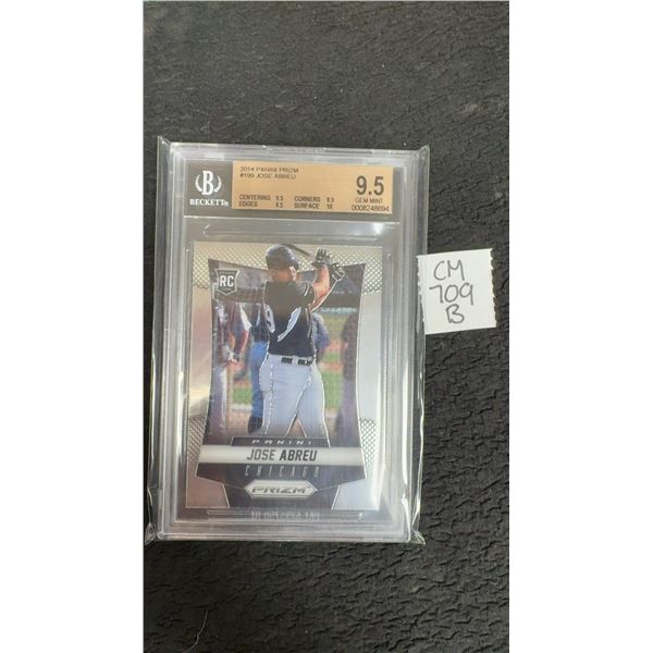 Graded Jose Abreu Rookie Baseball Card