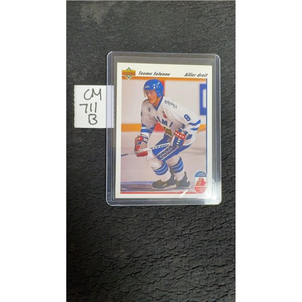 Teemu Selanne French Rookie Card