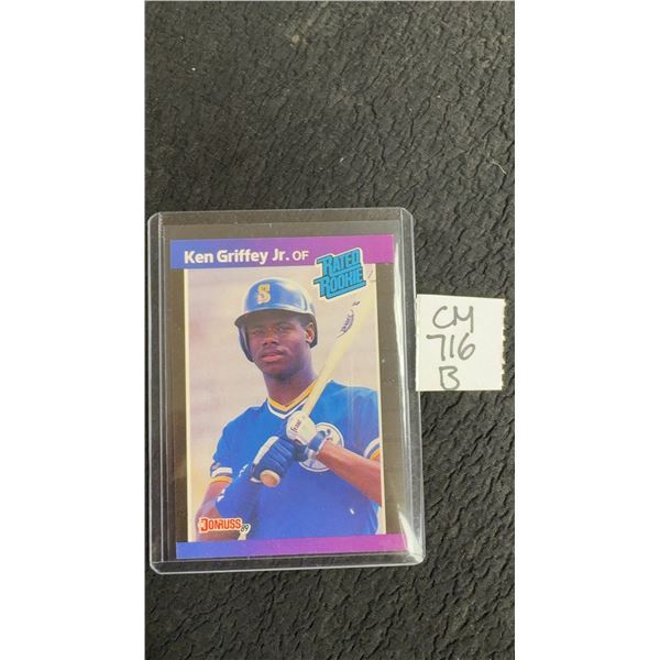 Ken Griffey JR Rated Rookie Baseball card
