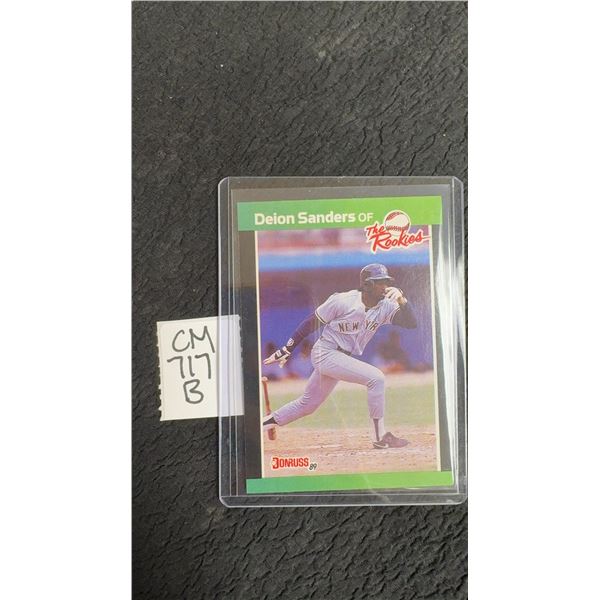 Deion Sanders The Rookies Baseball Card