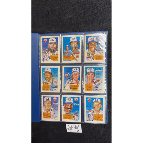 Montreal Expos Toronto Blue Jays Card Collection
