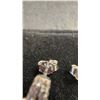 Image 6 : 1.0 Carat Pink Simulated Diamond CZ Halo Stud Earrings in 925 Sterling Silver, White Gold Overlay