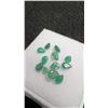 Image 2 : 2.3 Carat Natural Emerald Untreated Pear Cut, 12 Stones, Retail $650
