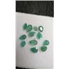Image 5 : 2.3 Carat Natural Emerald Untreated Pear Cut, 12 Stones, Retail $650