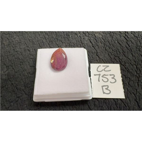 11.9ct Natural Untreated Ruby, Pear Cut, 11.8mm x 16.2mm, Retail $2860