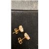 Image 7 : 18K Gold Plated 10.0ct Oval Cut Simulated Diamond (CZ) 2-Piece Necklace and Stud Earrings