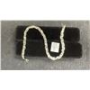 Image 1 : Platinum Plated 8.0mm Triple Twisted Serpentine Necklace, 17 1/2” - 19 1/2” Long