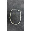 Image 2 : Platinum Plated 8.0mm Triple Twisted Serpentine Necklace, 17 1/2” - 19 1/2” Long