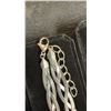 Image 4 : Platinum Plated 8.0mm Triple Twisted Serpentine Necklace, 17 1/2” - 19 1/2” Long