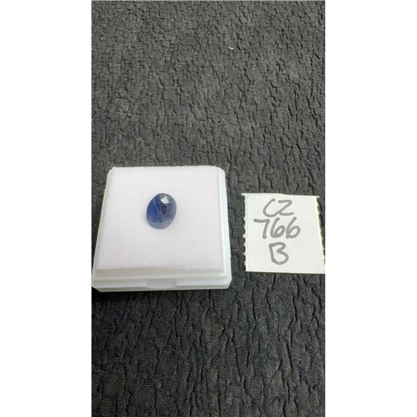 5.3ct Natural Blue Sapphire, Untreated, Oval Cut, 8.5mm x 11.0mm, Retail $1700.00