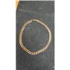 Image 2 : 18K Gold Plated 12.0mm Cuban Link Necklace, 23 1/2” Long