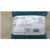 Image 3 : Room Essentials 6 Teal Fuzzy Body Pillow Covers, 20” x 50”