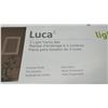 Image 2 : Luca 3-Light Vanity Bar, Chrome Finish, Clear Glass, 20.5” W x 7.9” H