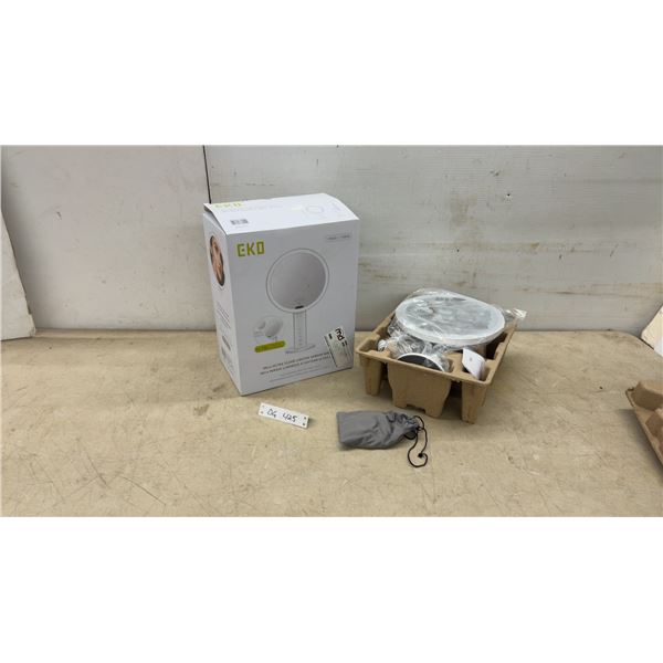 EKO iMira Ultra Clear Lighted Sensor Mirror, USB-C Cable, and Use Instructions