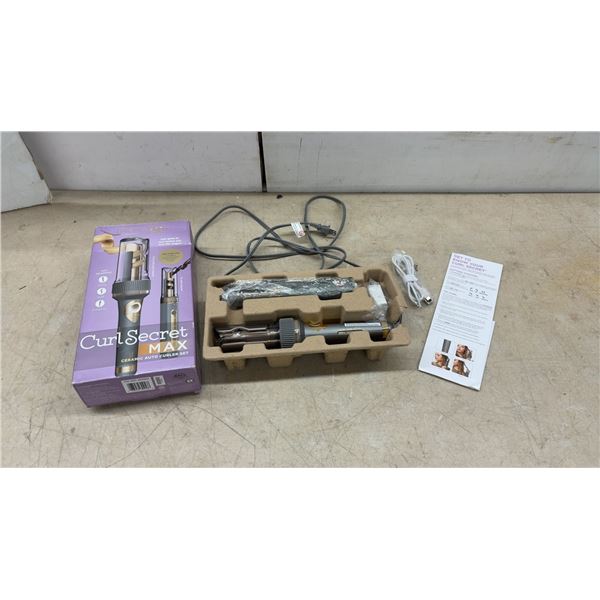 Conair Infinite Pro Curl Secret Max Ceramic Auto Curler Set, USB Cable, and Manual