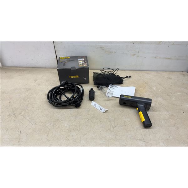 Fanttik K100 Pro Portable Power Washer, Hose, Bottle, Nozzle, Manual, and Mesh Bag