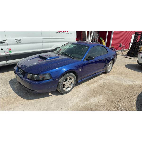 2004 Ford Mustang 40th Anniversary Edition Coupe, Blue, V6, TOD, Keys