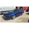 Image 1 : 2004 Ford Mustang 40th Anniversary Edition Coupe, Blue, V6, TOD, Keys