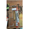 Image 4 : Assorted Garden and Hand Tools: Pruning Shears, Trowels, Rakes, Hammer, Files