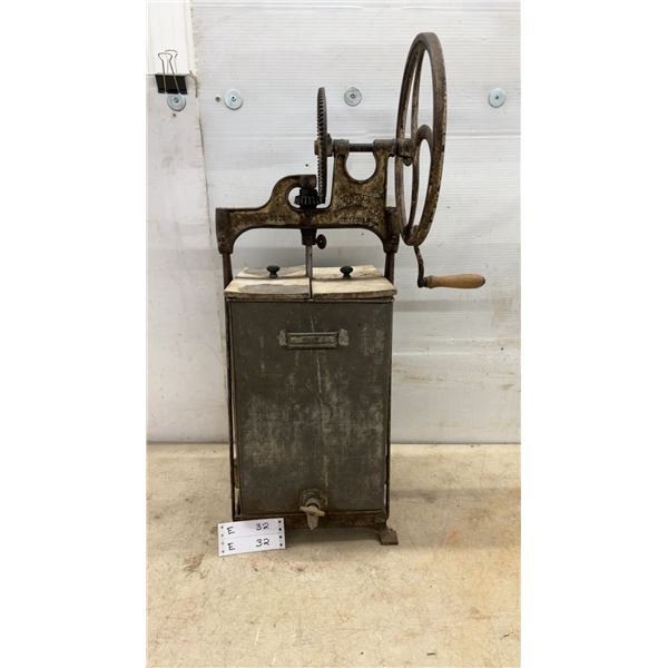 Dazey Churn and Mfg. Co. St. Louis, MO. Butter Churn and Stand