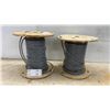 Image 1 : Two Partial Allied 12/C 22/2 STR UNSHLD CSA FT-4 Type CM Communication Cable Spools, 300 Mts