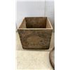 Image 3 : Manitoba Telephone System Supply Dept. Crate, Canadian Butter Crate, and 2 Wood Sieves