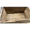 Image 5 : Manitoba Telephone System Supply Dept. Crate, Canadian Butter Crate, and 2 Wood Sieves