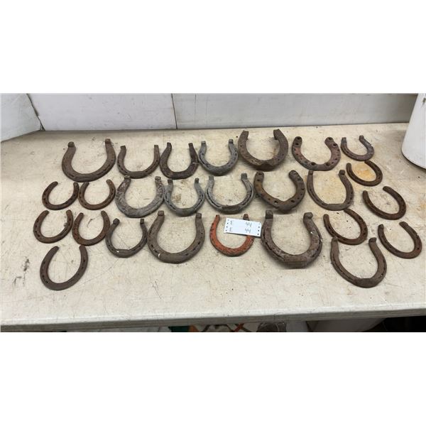 Collection of Assorted Used Horseshoes