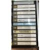 Image 6 : 5 Cassette Tape Storage Cases with Assorted Cassette Tapes