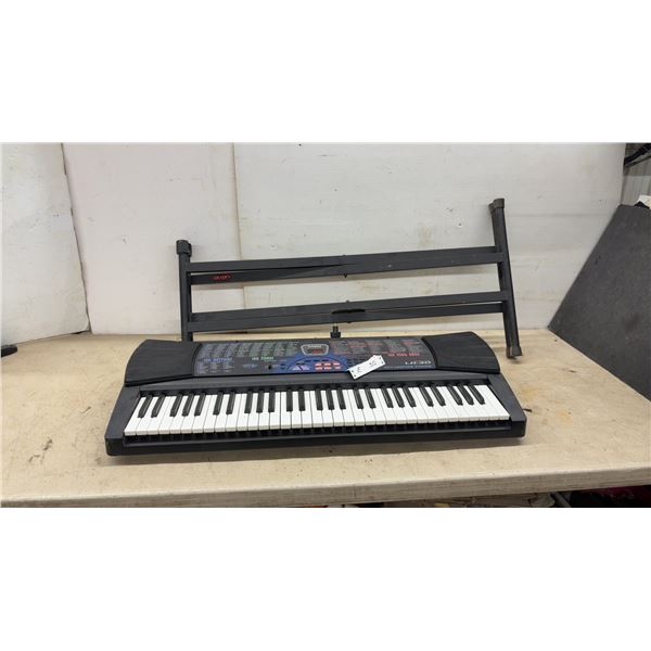Casio LK-30 100 Song Bank Keyboard with Key Lighting System and Keyboard Stand. No power cord