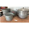 Image 1 : Galvanized Buckets and Aluminum Pots