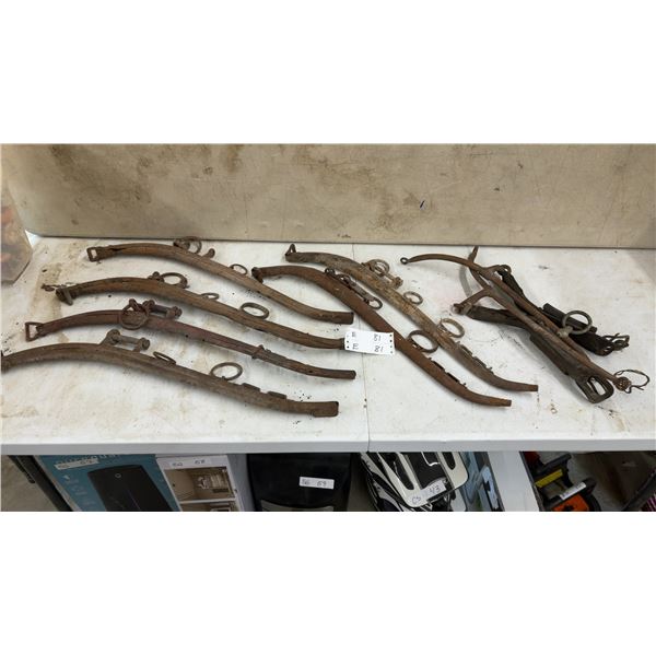 Collection of Antique Horse Hames