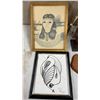 Image 3 : Carved Wood Fish Figurines, Framed Art, Dried Flowers, Eggies Hard Boil Egg Cooker