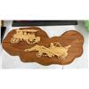 Image 6 : Carved Wood Fish Figurines, Framed Art, Dried Flowers, Eggies Hard Boil Egg Cooker