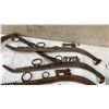 Image 3 : Collection of Antique Horse Collars and Hames, Various Sizes and Styles