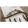 Image 5 : Collection of Antique Horse Collars and Hames, Various Sizes and Styles