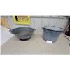 Image 1 : Vintage Grey Speckled Enamelware Water Bath Canner with Lid and Wash Basin