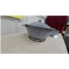Image 5 : Vintage Grey Speckled Enamelware Lidded Pot and Utility Bucket