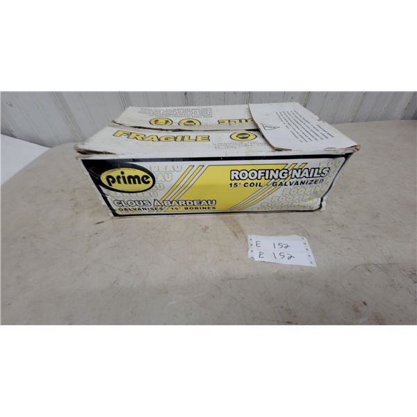 Prime FRF114 Galvanized 15° Coil Roofing Nails, 1 1/4”, not quit a full box