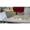Image 1 : Saskatchewan Co-Operative Creamery Association Ltd. Wooden Crate and 10x Glass Milk Bottles