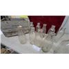 Image 3 : Saskatchewan Co-Operative Creamery Association Ltd. Wooden Crate and 10x Glass Milk Bottles