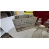 Image 5 : Saskatchewan Co-Operative Creamery Association Ltd. Wooden Crate and 10x Glass Milk Bottles
