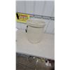 Image 6 : Medalta Potteries Ltd. 8-Gallon Imperial Stoneware Crock with Wire Bail Handles and Wood Grips