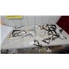 Image 1 : Assorted Metal Shelf Brackets and Plant Hangers, Various Sizes
